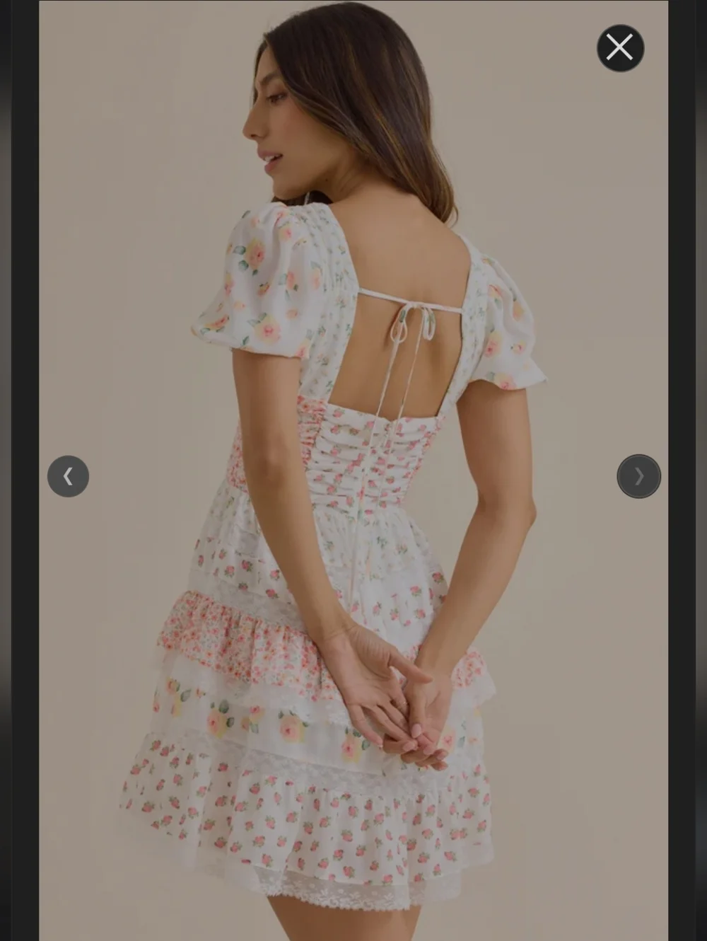 NWT Altar'd State Adley Mini Floral Dress - Picture 2 of 4